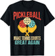 funny Pickleball desin , women, dad, mom. Pickleball T-Shirt - T-Shirt | Black