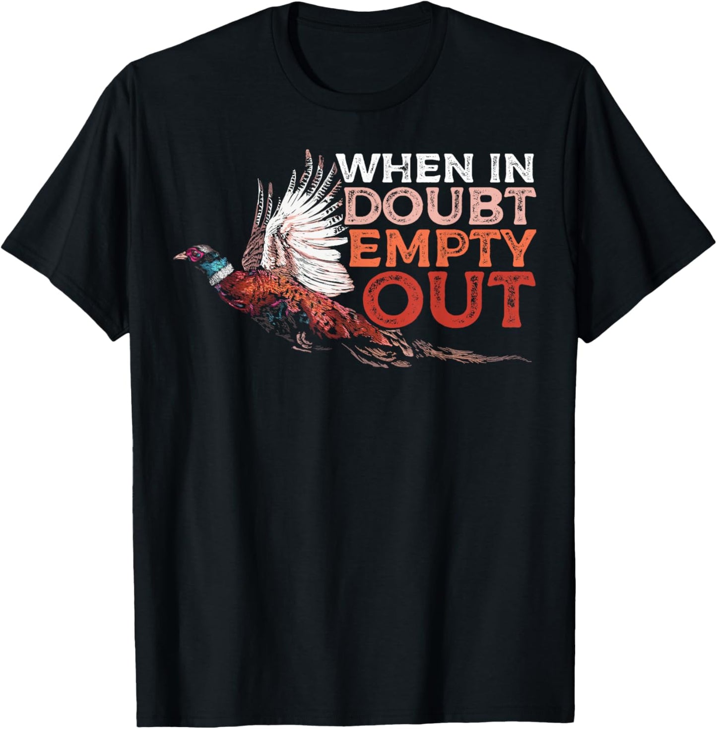 Pheasant Hunting Humor a Pheasant Lover or Hunter T-Shirt - T-Shirt | Black
