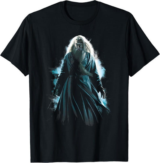 Harry Potter Dumbledore Burst T-Shirt - T-Shirt | Black