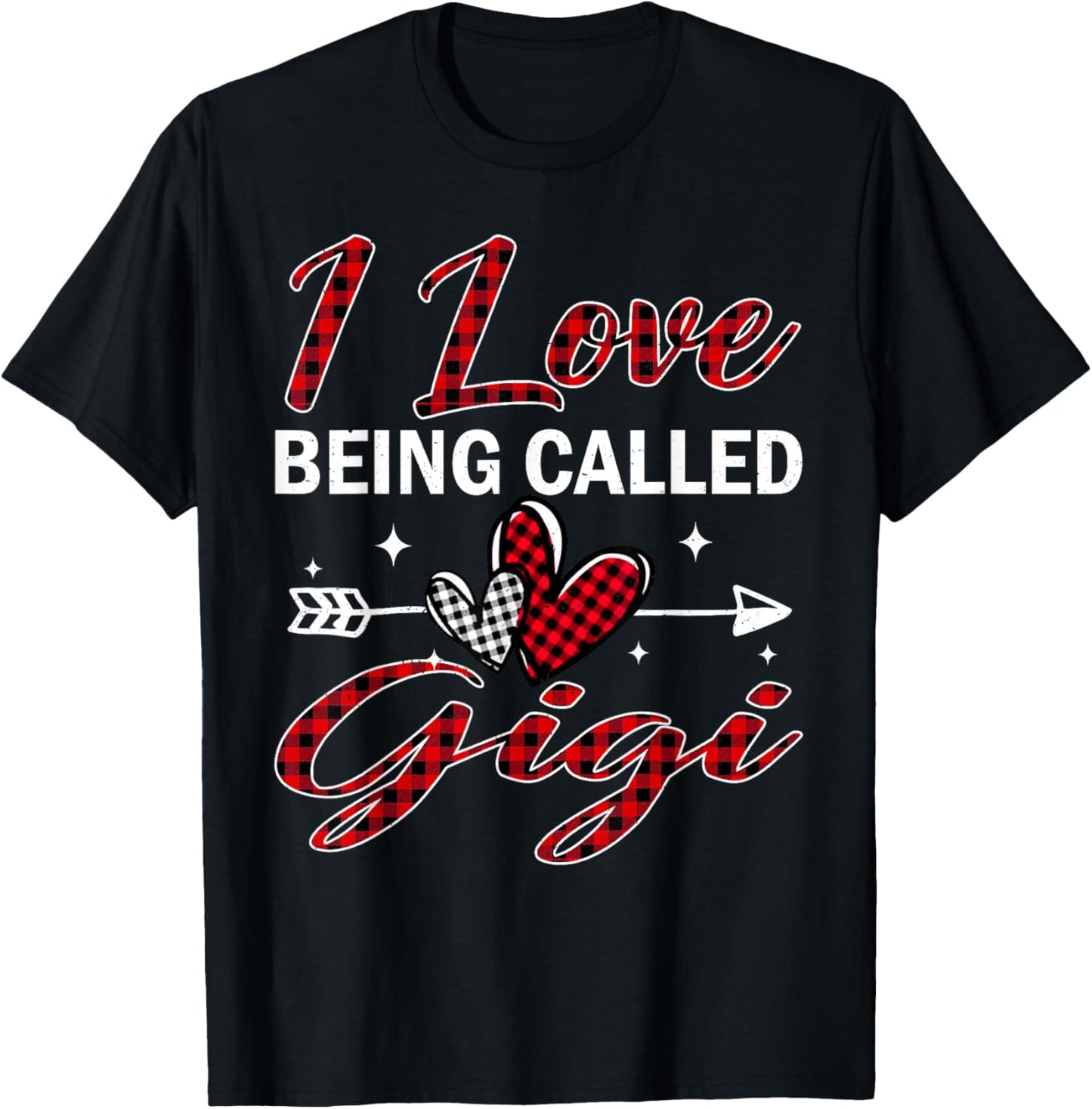 I Love Being Called Gigi Xmas Christmas Family T-Shirt - T-Shirt | Black