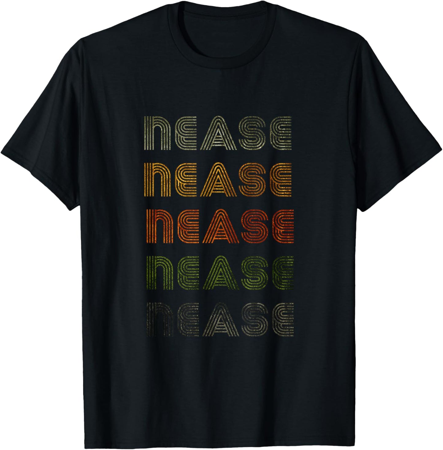 Love Heart Nease Grunge Vintage Style Black Nease T-Shirt - T-Shirt | Black