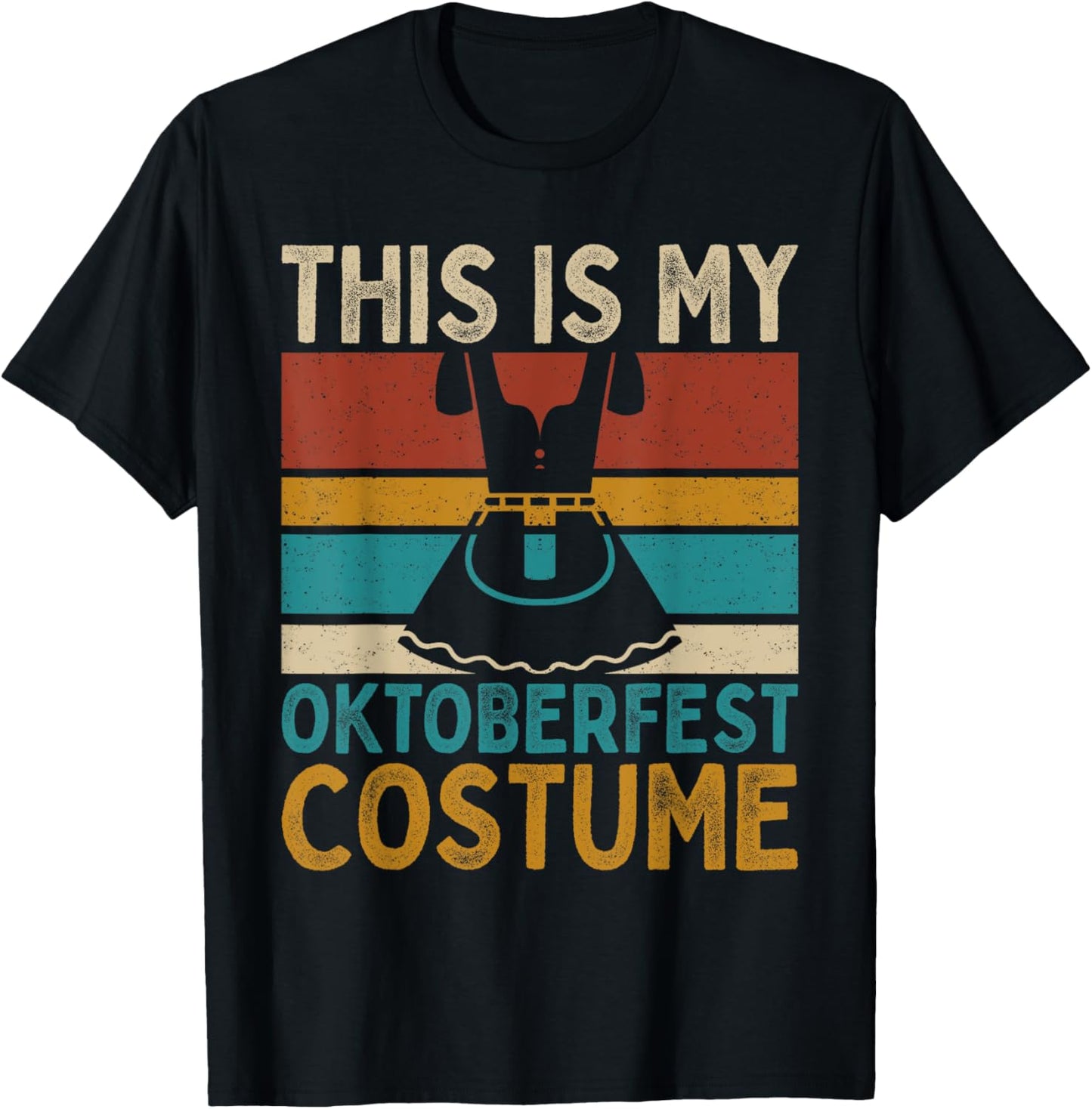 This Is My Oktoberfest Costume Funny German Women Drindl T-Shirt - T-Shirt | Black