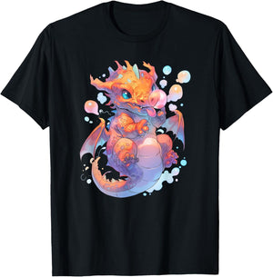 Cute Dragon funny Dragon lover baby T-Shirt - T-Shirt | Black