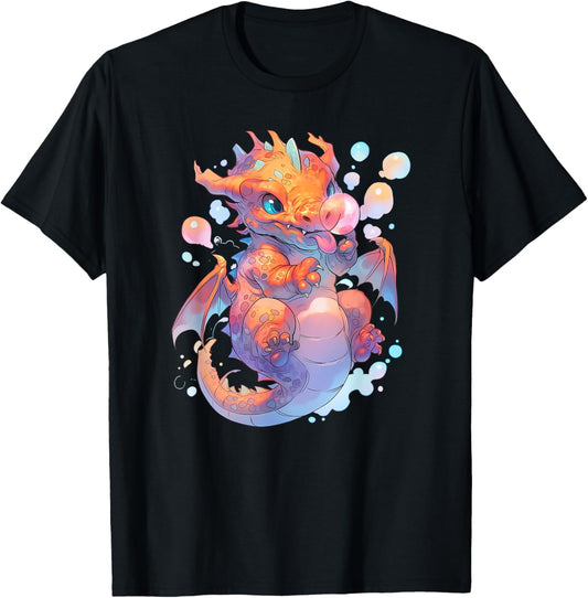 Cute Dragon funny Dragon lover baby T-Shirt - T-Shirt | Black