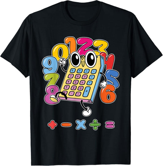 Number t shirts kids number day costume calculator costume T-Shirt - T-Shirt | Black