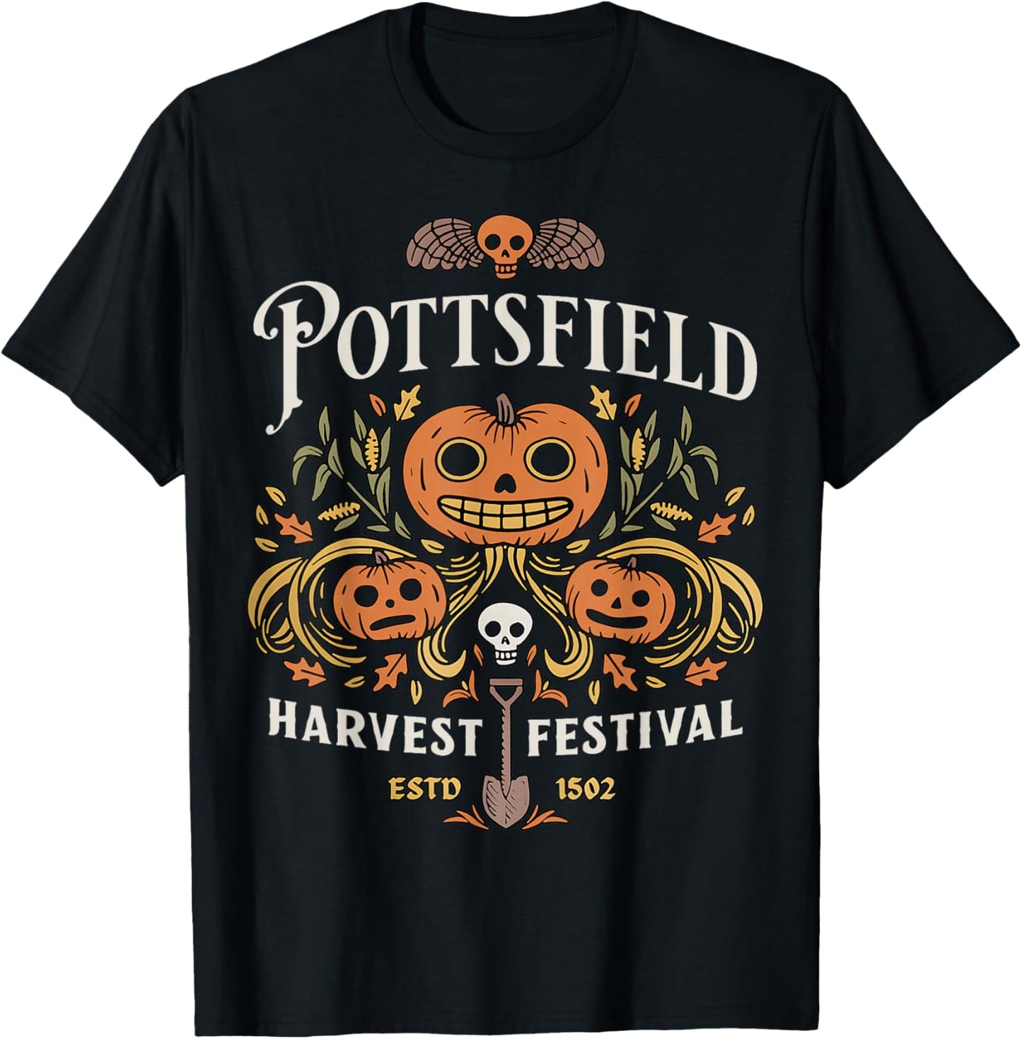 Pottsfield Harvest Festival T-Shirt - T-Shirt | Black