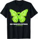 Non-Hodgkin's Lymphoma Awareness Month Lime Green Ribbon T-Shirt - T-Shirt | Black