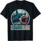Retro Brother Aquarist Gift Animal Sea Monster Brother Shark T-Shirt - T-Shirt | Black