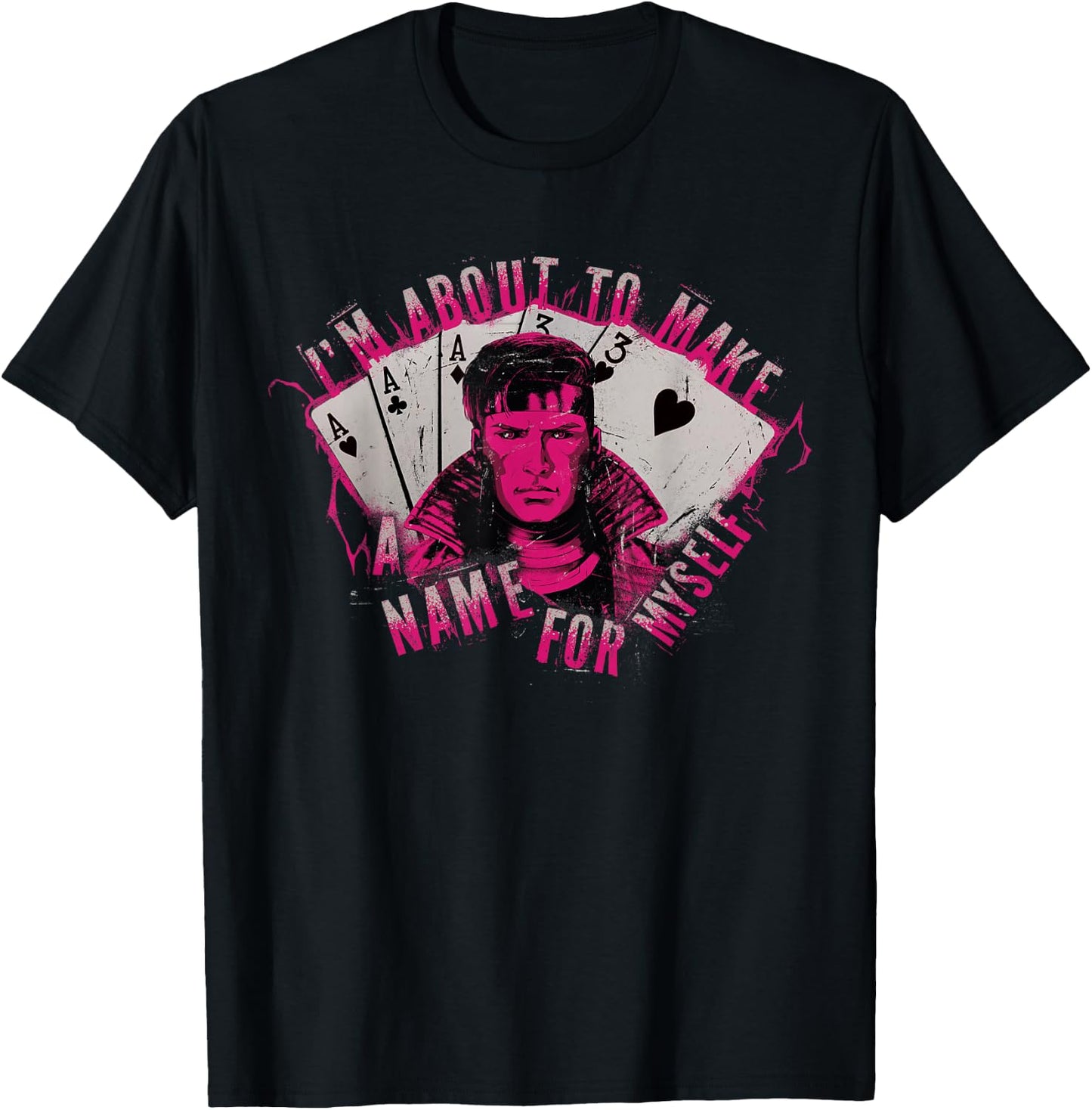 Marvel Studios Deadpool & Wolverine Gambit A Name for Myself T-Shirt - T-Shirt | Black