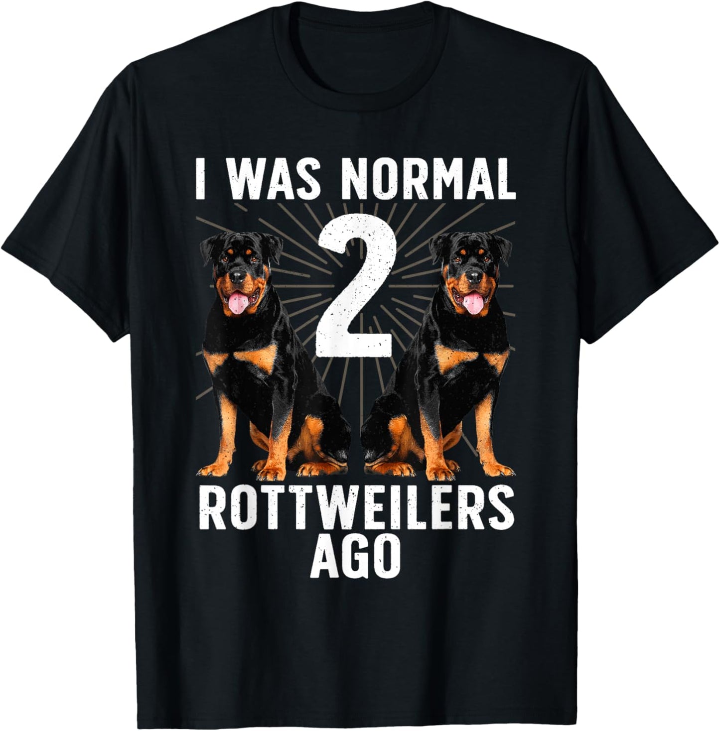 Funny Rottweiler Design Women Kids Rottweiler Lovers T-Shirt - T-Shirt | Black