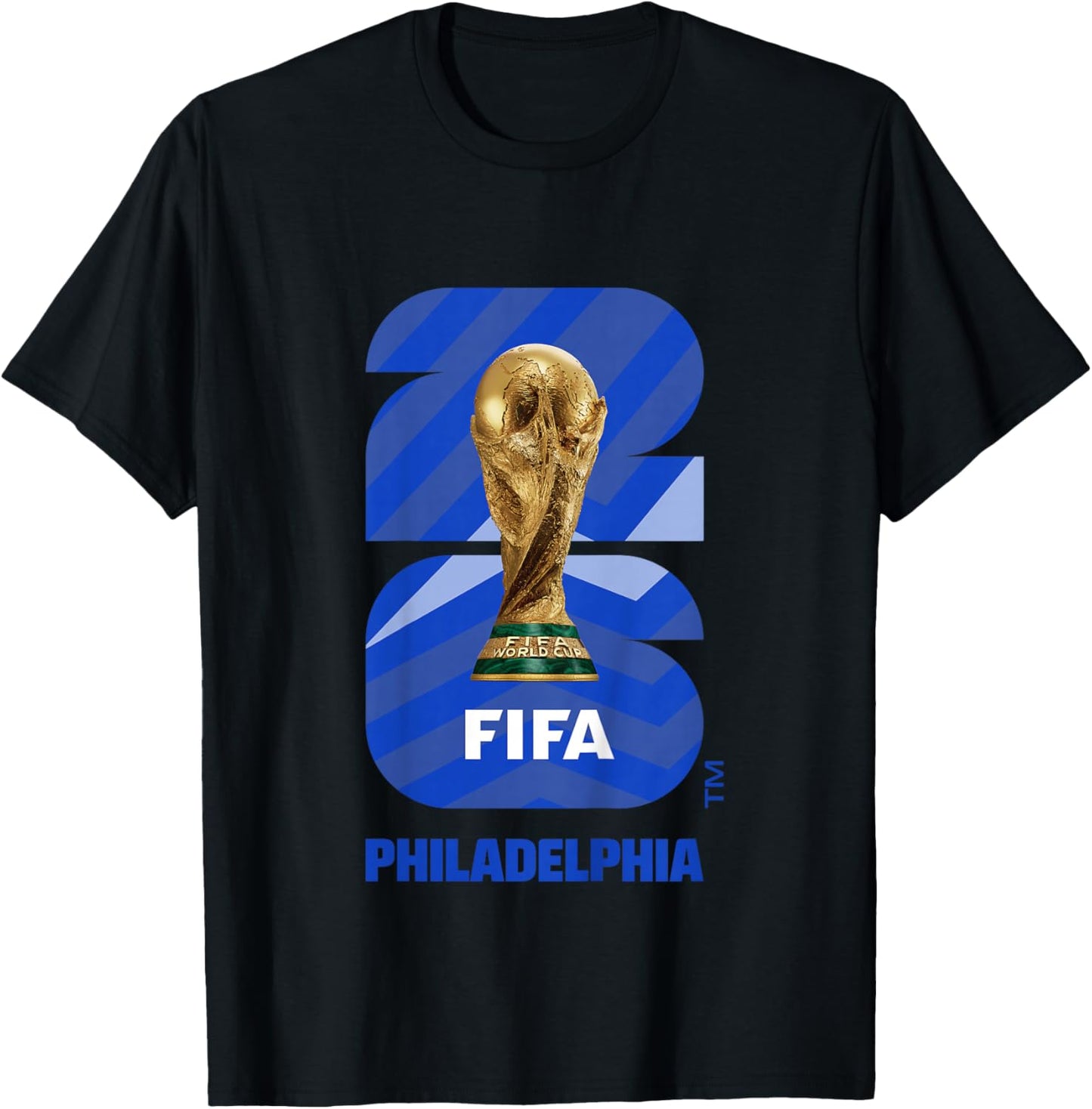 Kids FIFA World CUP26 Philadelphia Trophy Color T-Shirt - T-Shirt | Black