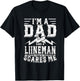 Line Worker Linesman Power Line Worker Electrical Lineman T-Shirt - T-Shirt | Black