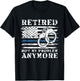 Retired Police Officer Retirement Gift Funny Police T-Shirt - T-Shirt | Black