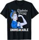 Support Diabetes Awareness Blue Ribbon T1D Type 1 T-Shirt - T-Shirt | Black
