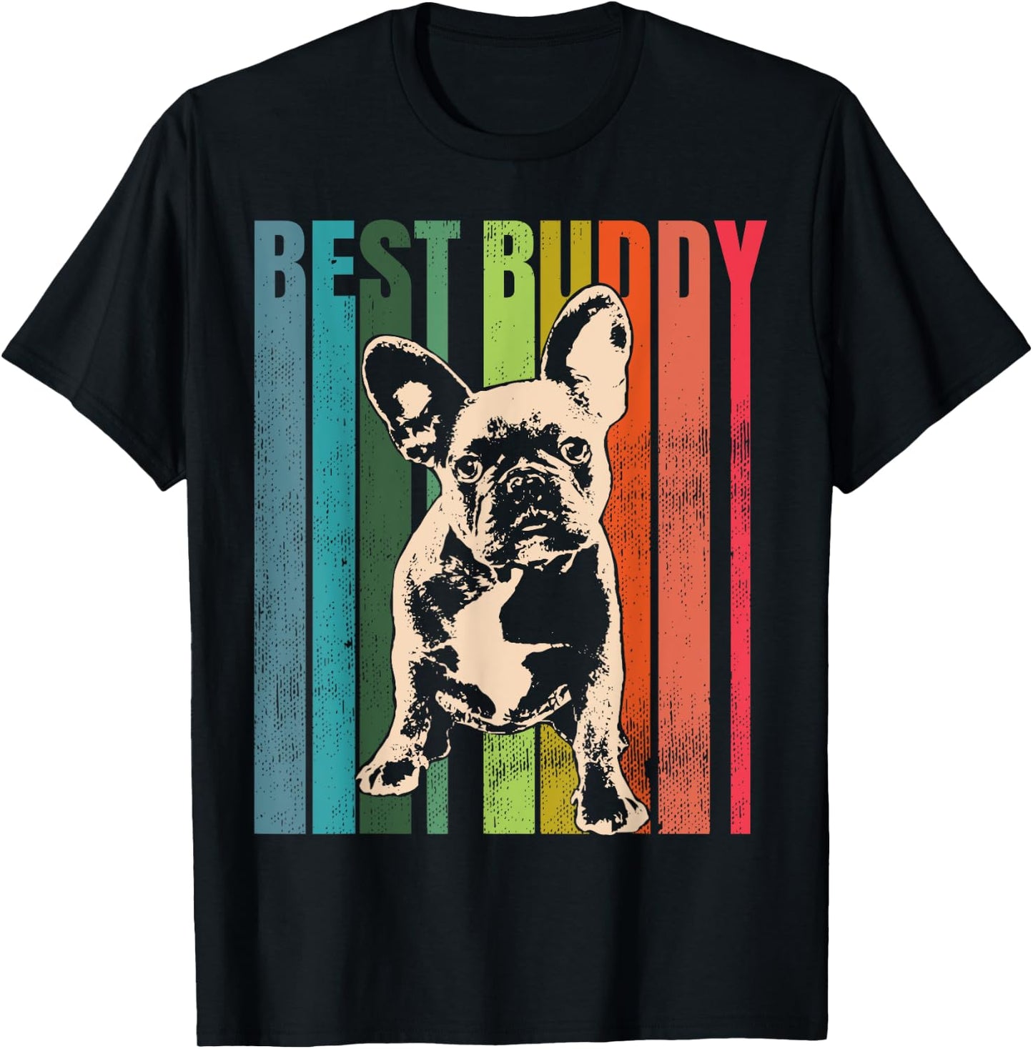 French Bulldog Frenchie Dog T-Shirt - T-Shirt | Black
