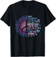 They Whispered To Her You Can't Withstand The Storm - Peace T-Shirt - T-Shirt | Black