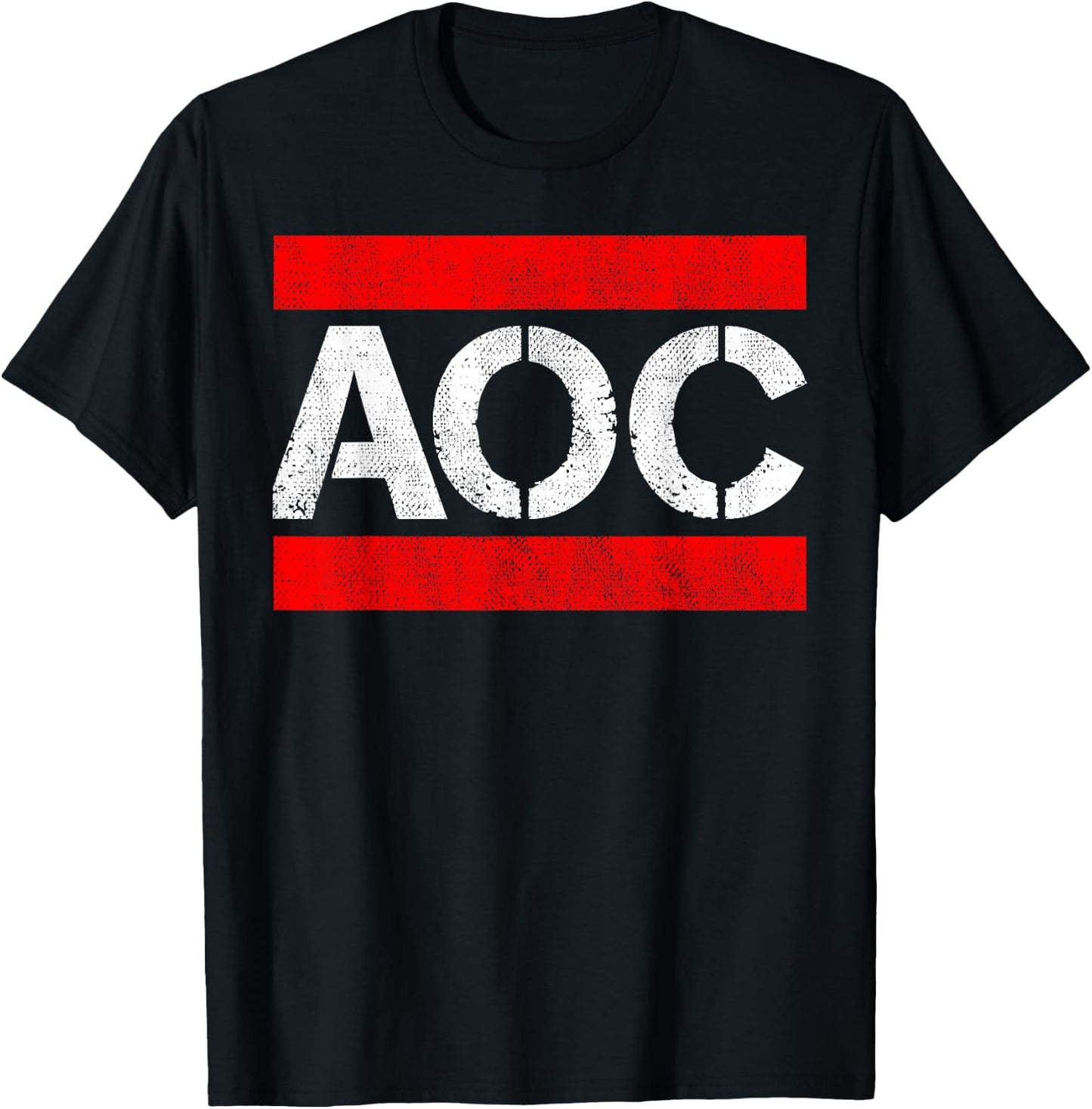 AOC Ocasio-Cortez Democratic Socialist Bronx NY Fun T-Shirt - T-Shirt | Black
