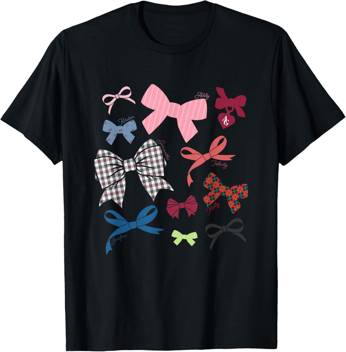 American Girl - Iconic Hair Bows T-Shirt - T-Shirt | Black