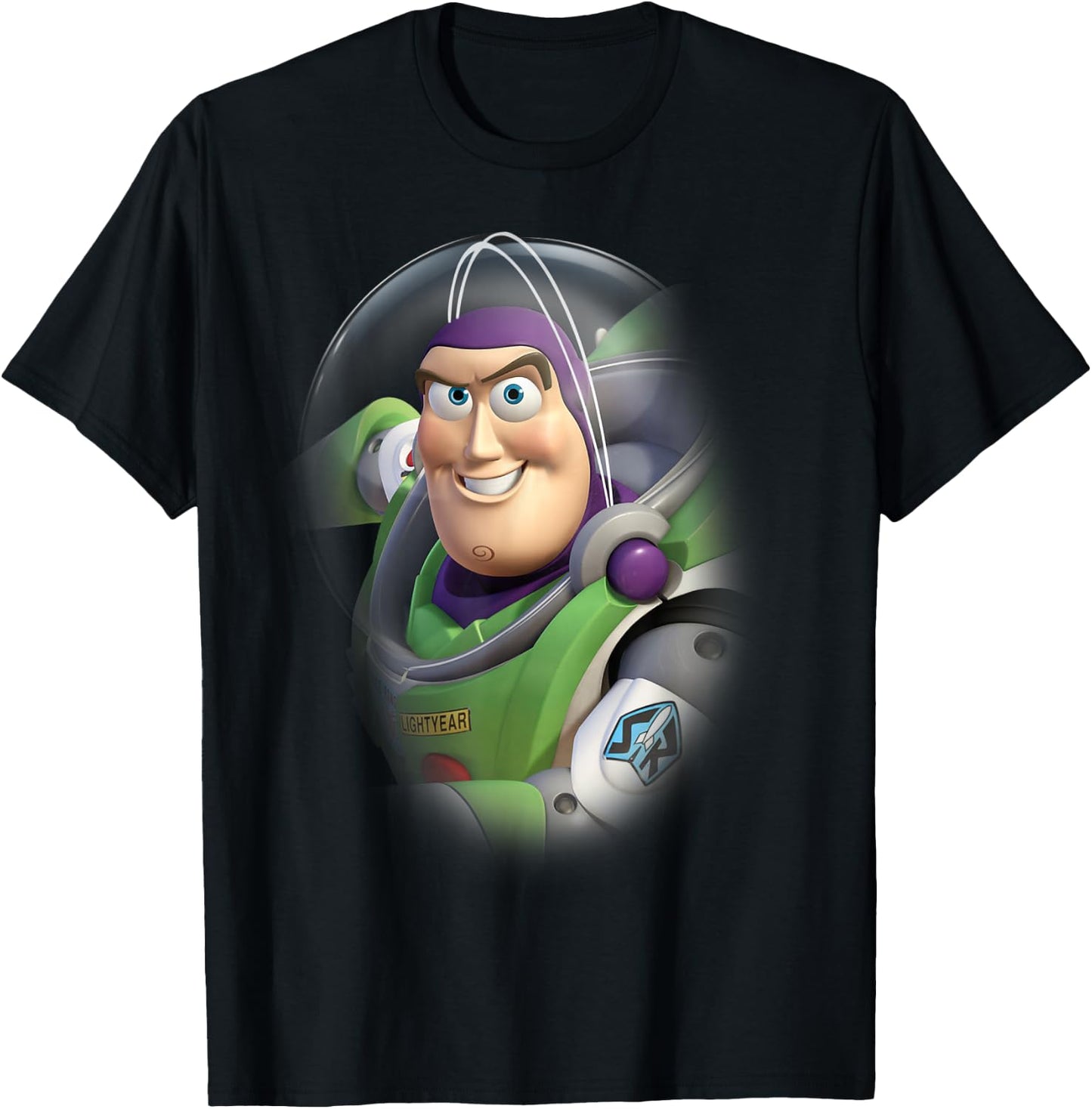 Disney Pixar Toy Story Buzz Lightyear Grin Graphic T-Shirt - T-Shirt | Black
