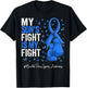 Blue Ribbon Son Brachial Plexus Injuries Awareness T-Shirt - T-Shirt | Black