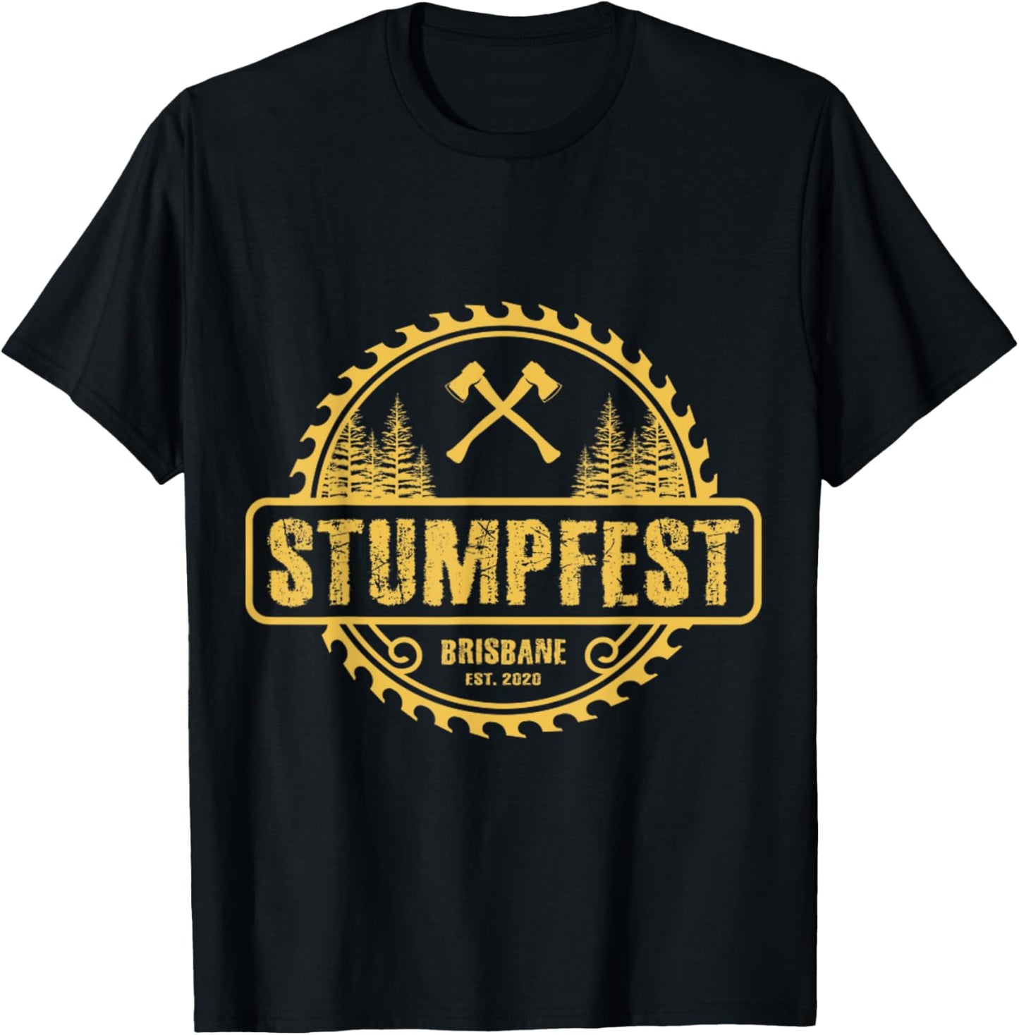 Stumpfest uprroting nail salons since 2020 Funny Dad Mom T-Shirt - T-Shirt | Black