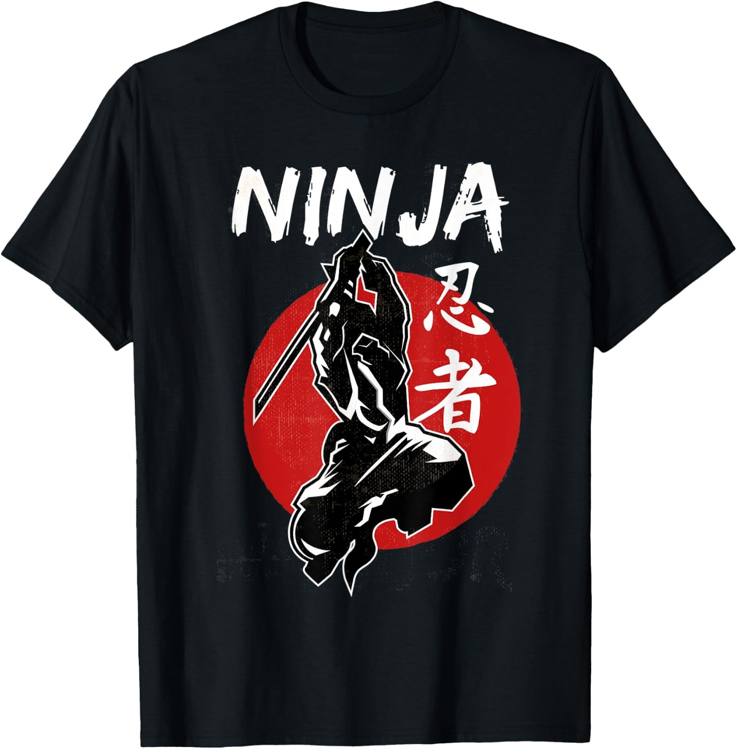 Ninja Samurai, Funny Ninja Karate Apparel for Kung-Fu Lovers T-Shirt - T-Shirt | Black
