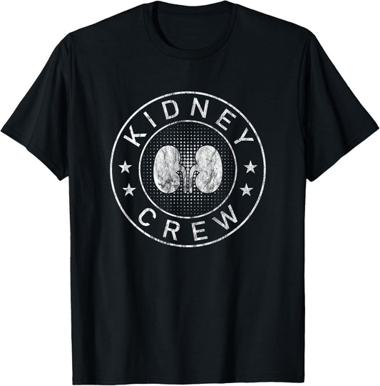 Kidney Crew Nephrology Nurse Design Men T-Shirt - T-Shirt | Black