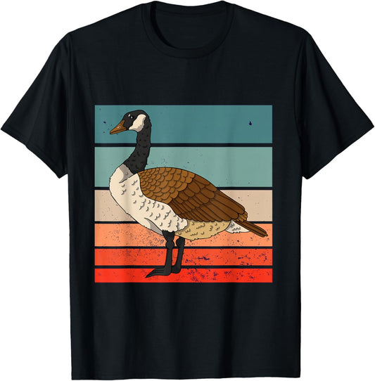 Funny Canadian Goose Honk Funny Cute Goose T-Shirt - T-Shirt | Black
