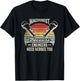 Retro Vintage Machinist Because Engineers Need Heroes Too T-Shirt - T-Shirt | Black
