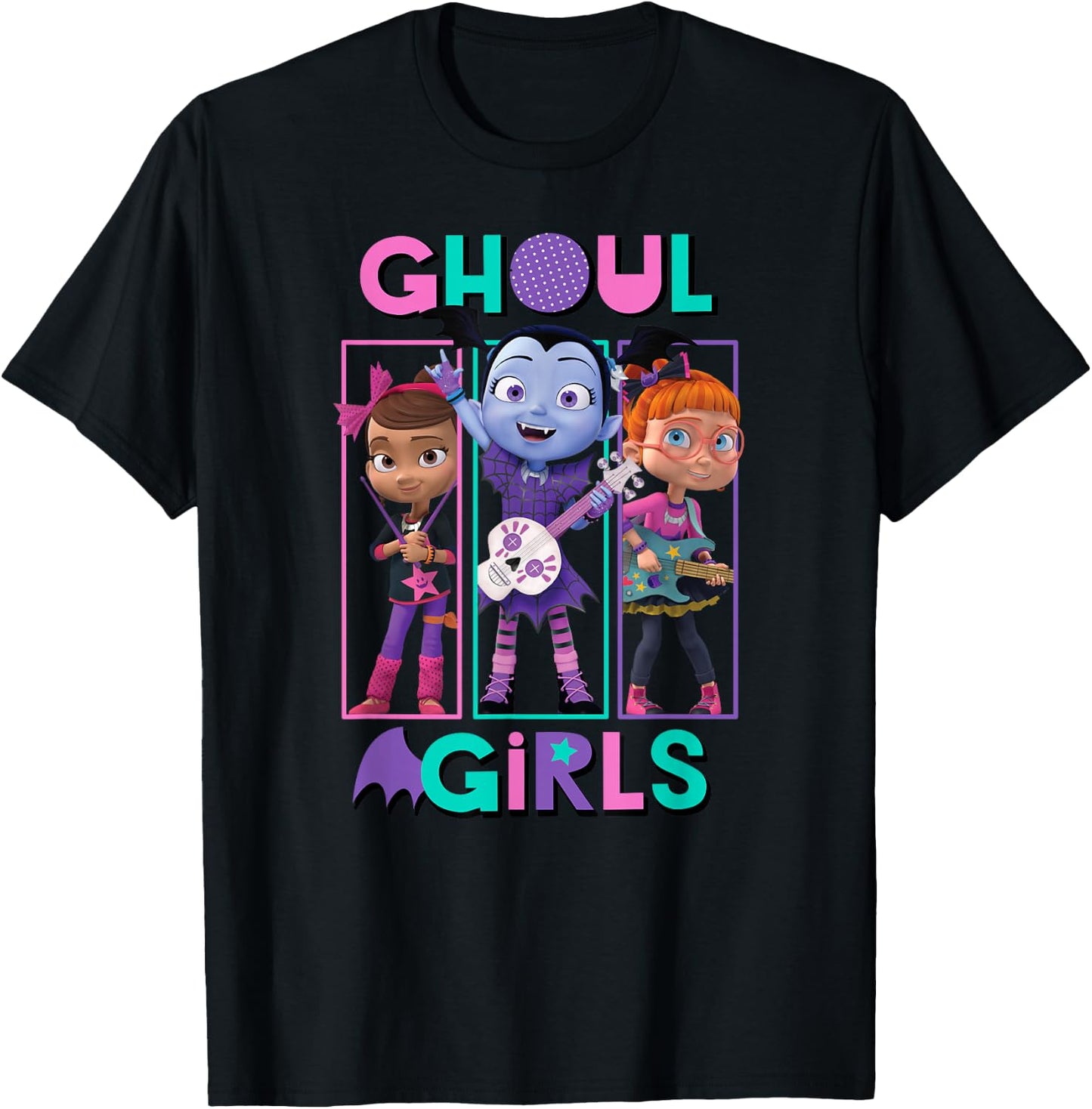 Disney - Vampirina Ghoul Girls Trio T-Shirt - T-Shirt | Black