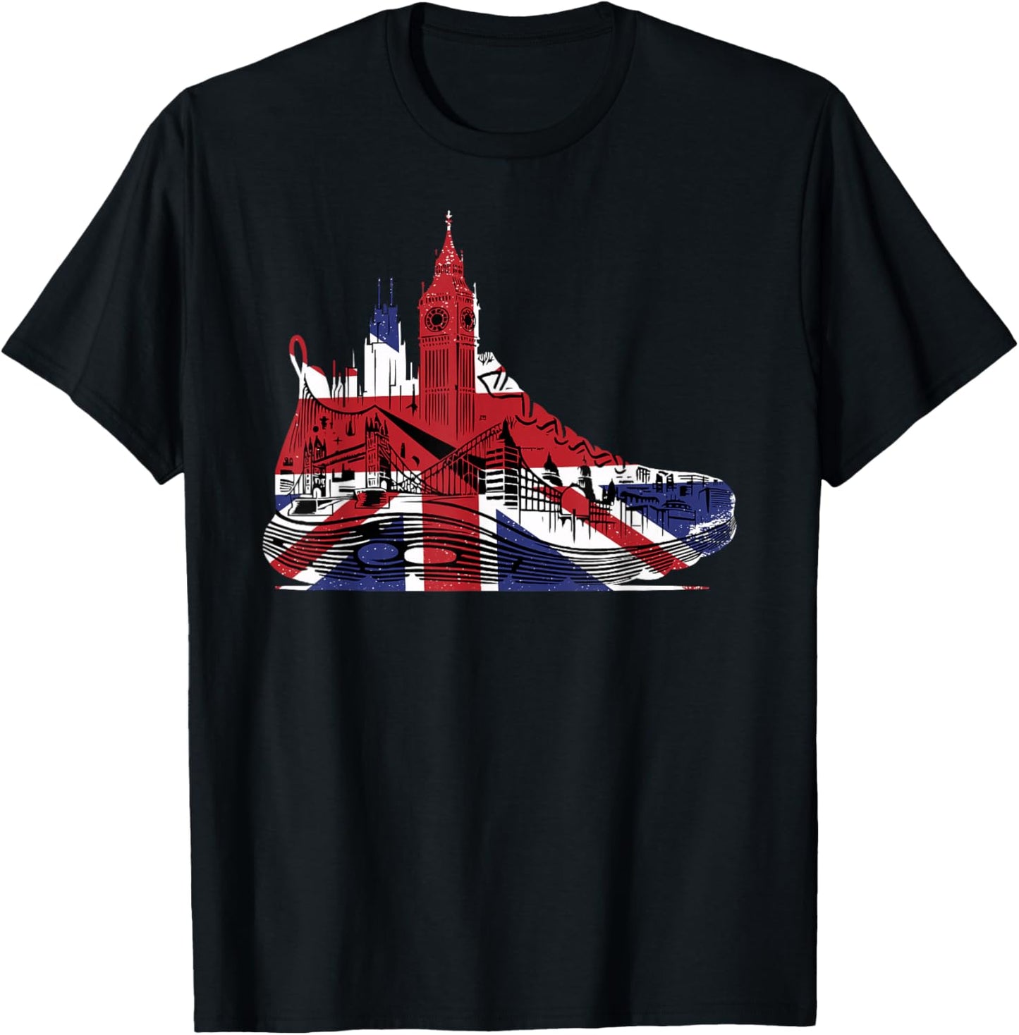 London Running Marathons Runner Marathoner Runner Run Jogger T-Shirt - T-Shirt | Black