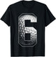 Kids 6th Birthday Boy Golf Player Golf 6 Years Old T-Shirt - T-Shirt | Black