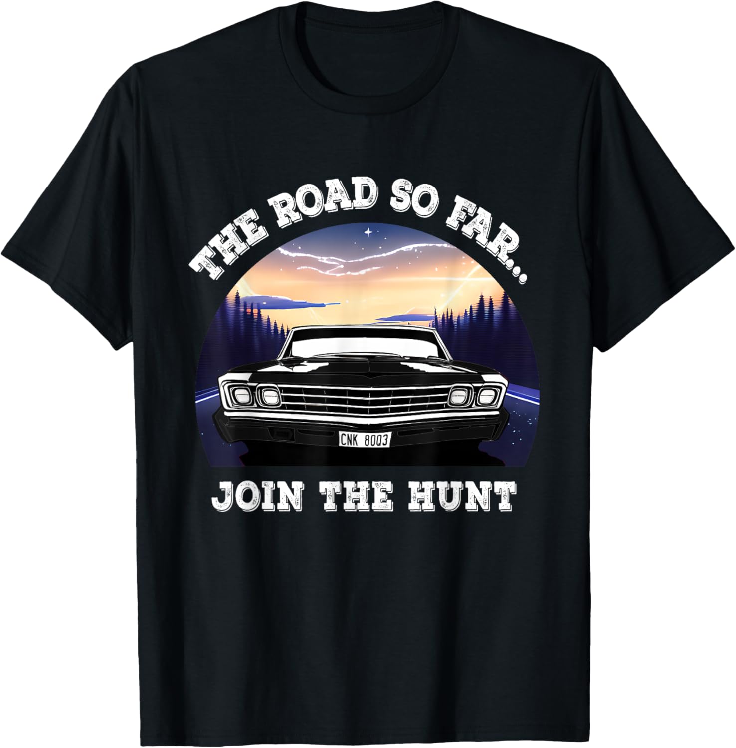 The Road So Far SPN T-Shirt - T-Shirt | Black