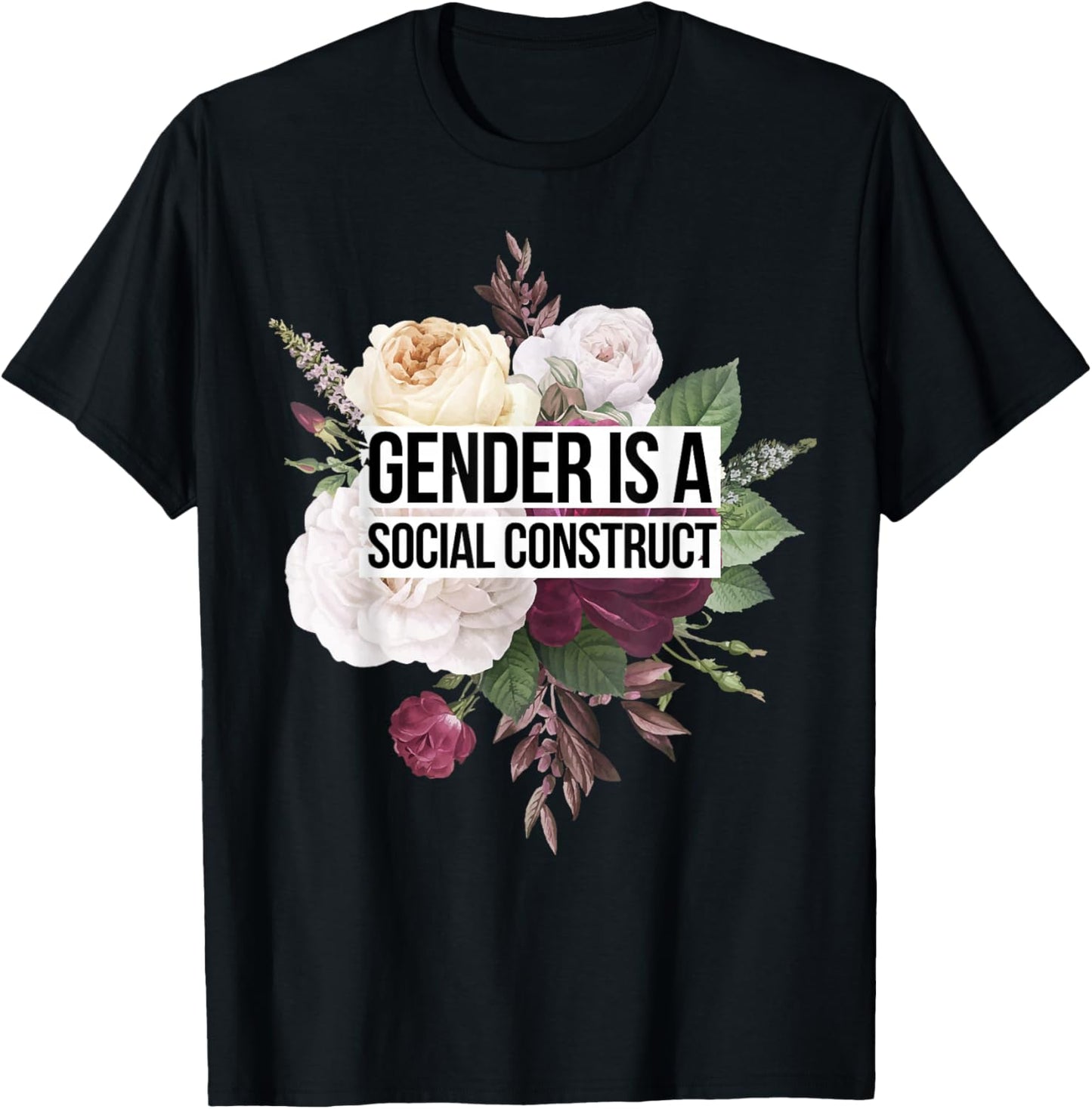 Gender Is A Social Construct T-Shirt - T-Shirt | Black