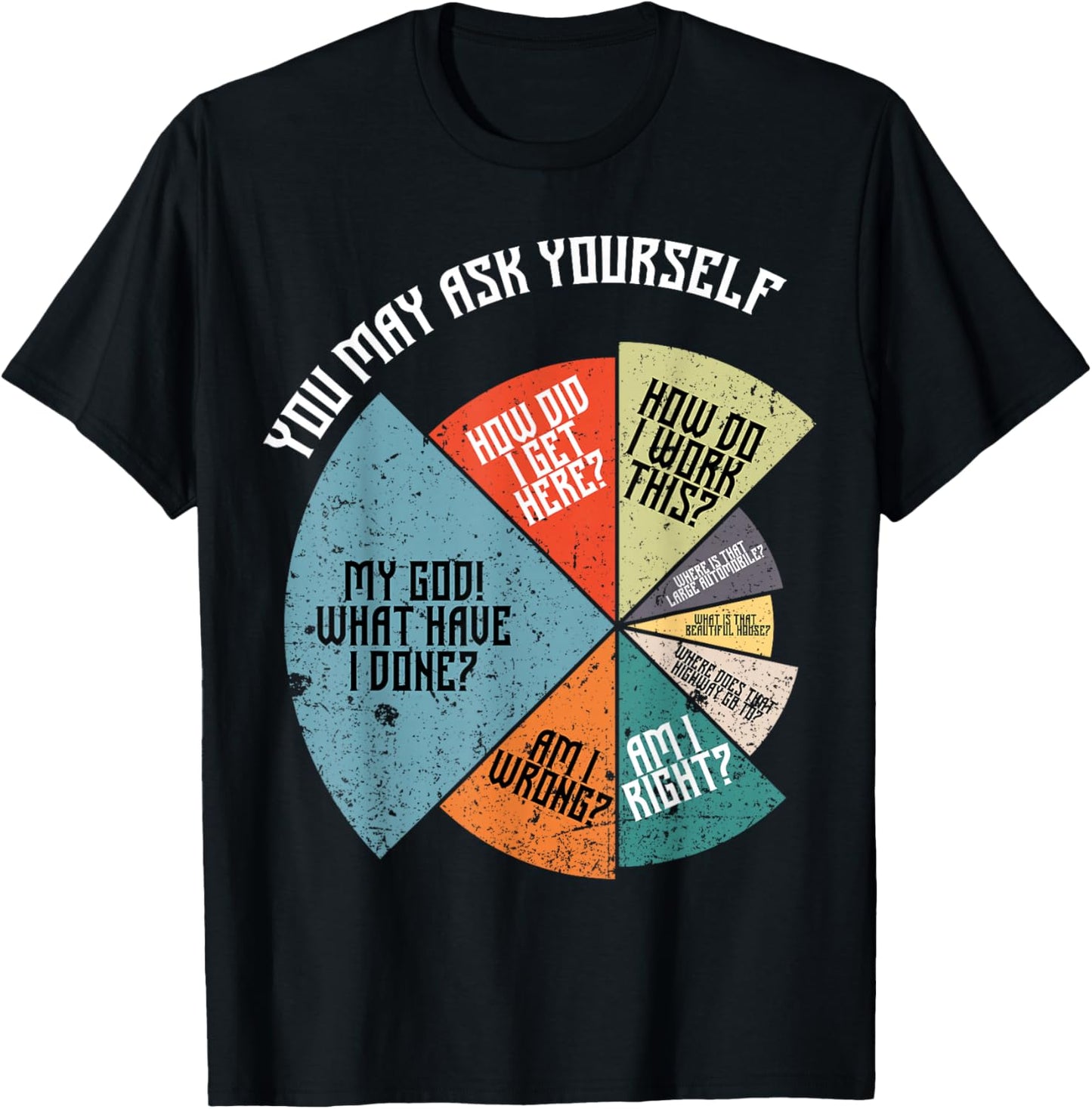80's Music Retro Lyrics Funny 80s T-Shirt - T-Shirt | Black