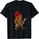 Indian Bigfoot Chief Sasquatch Western Carnival Costume T-Shirt - T-Shirt | Black