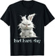 Bad Rabbit Day, Funny Word Game, Rabbit Fun T-Shirt - T-Shirt | Black