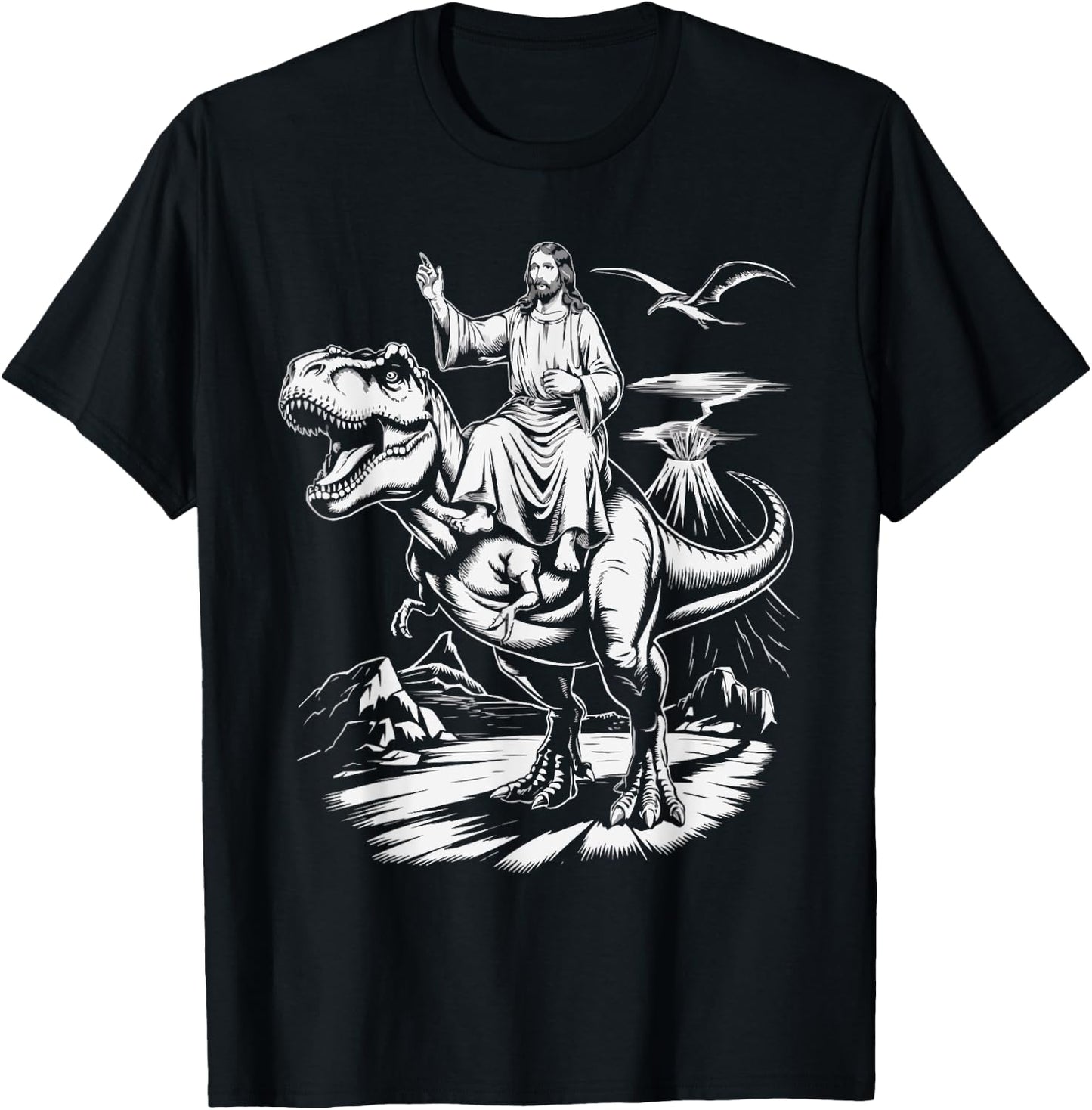 Funny Jesus Christ Religious Christian Believer Christianity T-Shirt - T-Shirt | Black