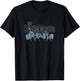 The Haunted Mansion The Hitchhiking Ghosts Big Chest Poster T-Shirt - T-Shirt | Black