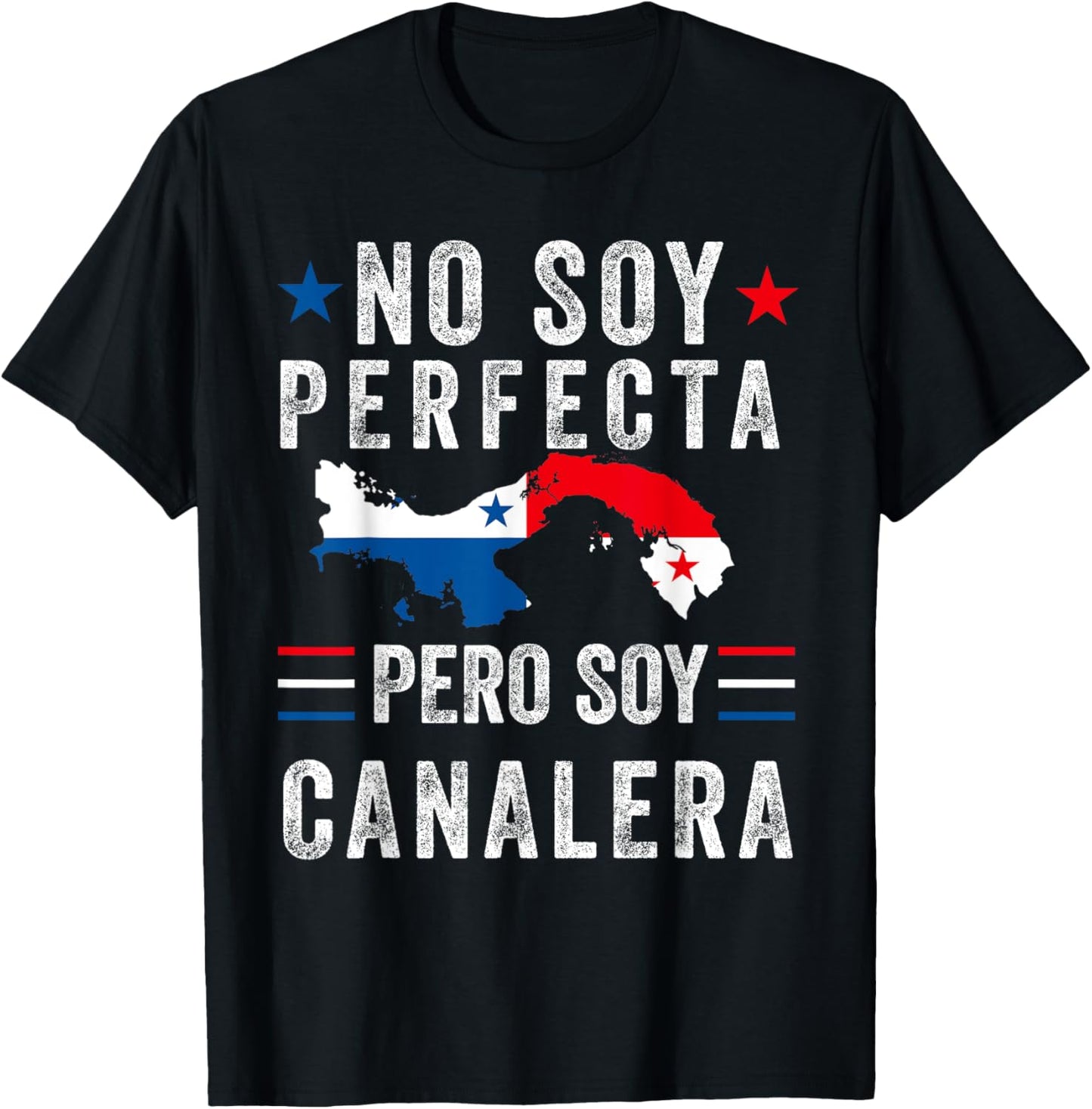 Camiseta Panama Panamanian Flag DNA Panameña Mujer Women T-Shirt - T-Shirt | Black