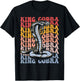 King Cobra Groovy Vintage Snake T-Shirt - T-Shirt | Black