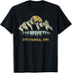 Sylvania Ohio Mountain Sunset Sunrise OH T-Shirt - T-Shirt | Black