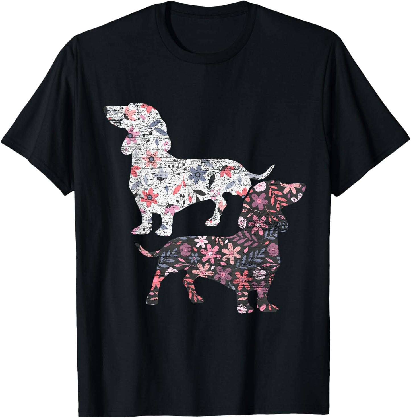 Vintage Dachshund T-Shirt - T-Shirt | Black