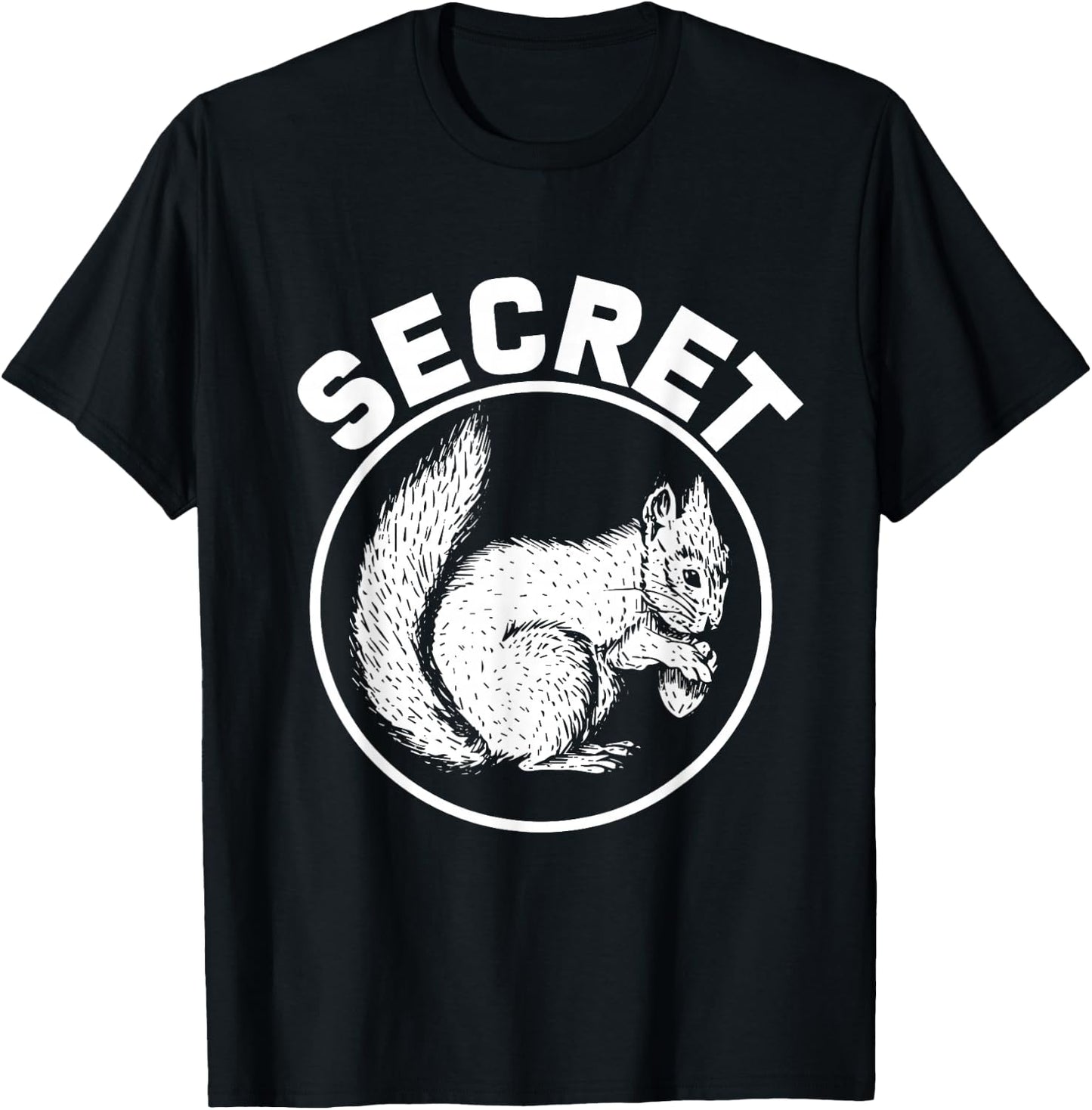 Animal Gift Squirrel T-Shirt - T-Shirt | Black