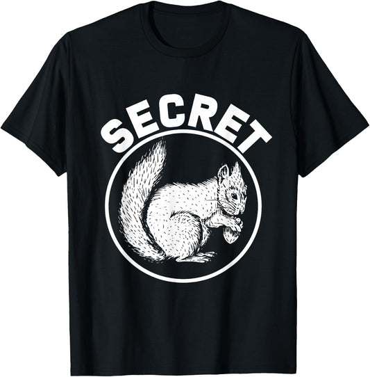 Animal Gift Squirrel T-Shirt - T-Shirt | Black