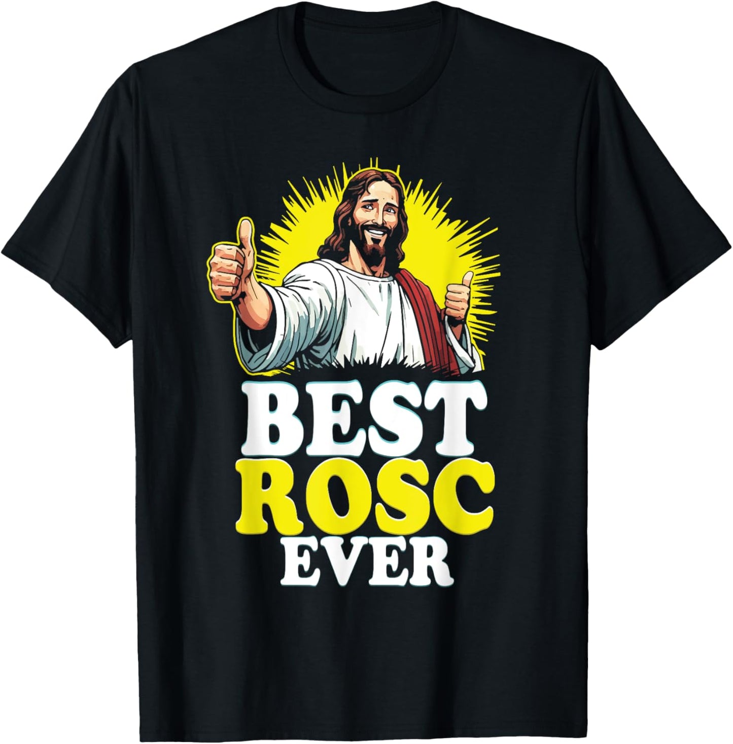 Best ROSC Ever Funny Easter Jesus Nurse Doctor Surgeon T-Shirt - T-Shirt | Black