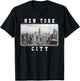 New York City Photograph Skyline New York Souvenir T-Shirt - T-Shirt | Black