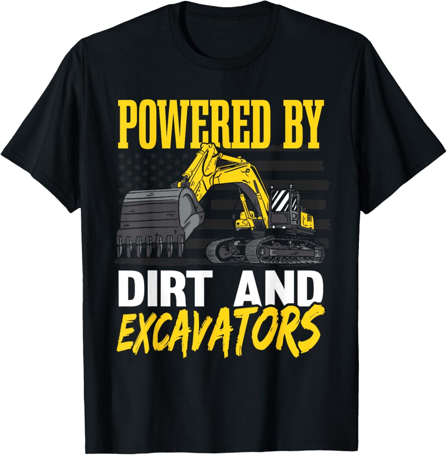 Toddler Construction Vehicle Excavator T-Shirt - T-Shirt | Black