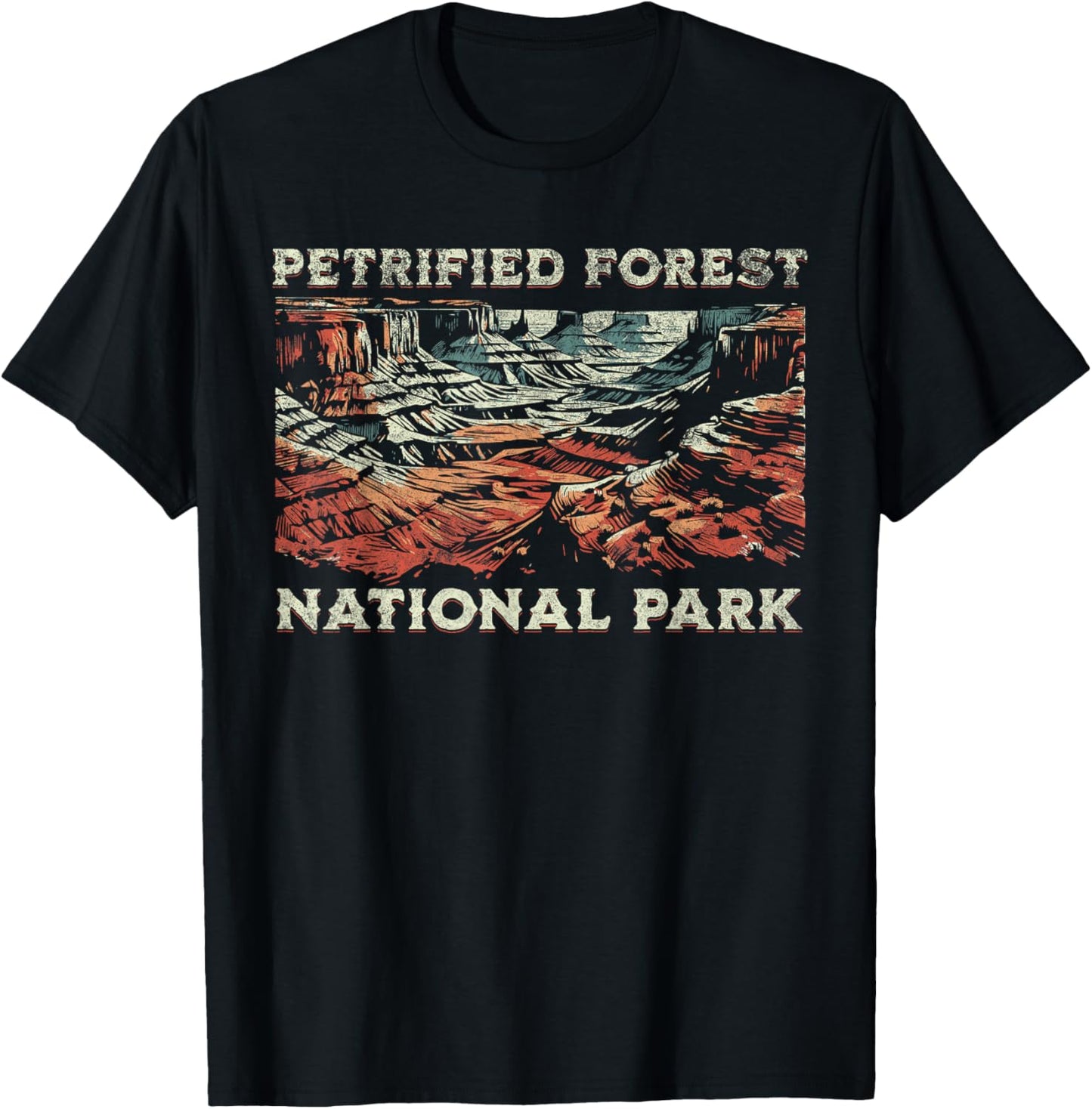 Petrified Forest National Park T-Shirt - T-Shirt | Black
