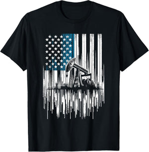Oilfield Worker T-Shirt - T-Shirt | Black